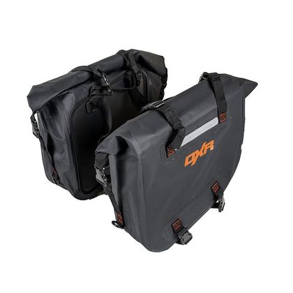 Sacoches cavalières DXR WANDER (2x25 litres Universel - Noir