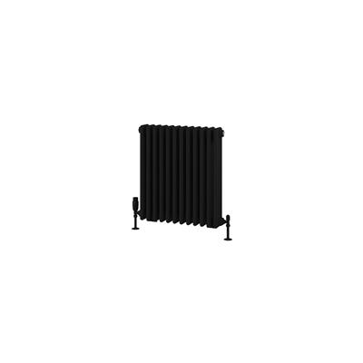 Eastbrook Rivassa 3 koloms radiator 55x60cm staal 979W zwart mat