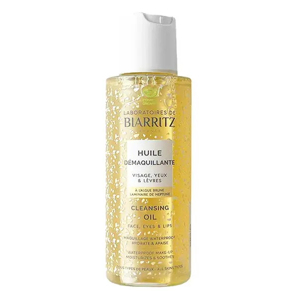 Laboratoires de Biarritz Soins Nettoyants Huile Démaquillante Bio 100ml