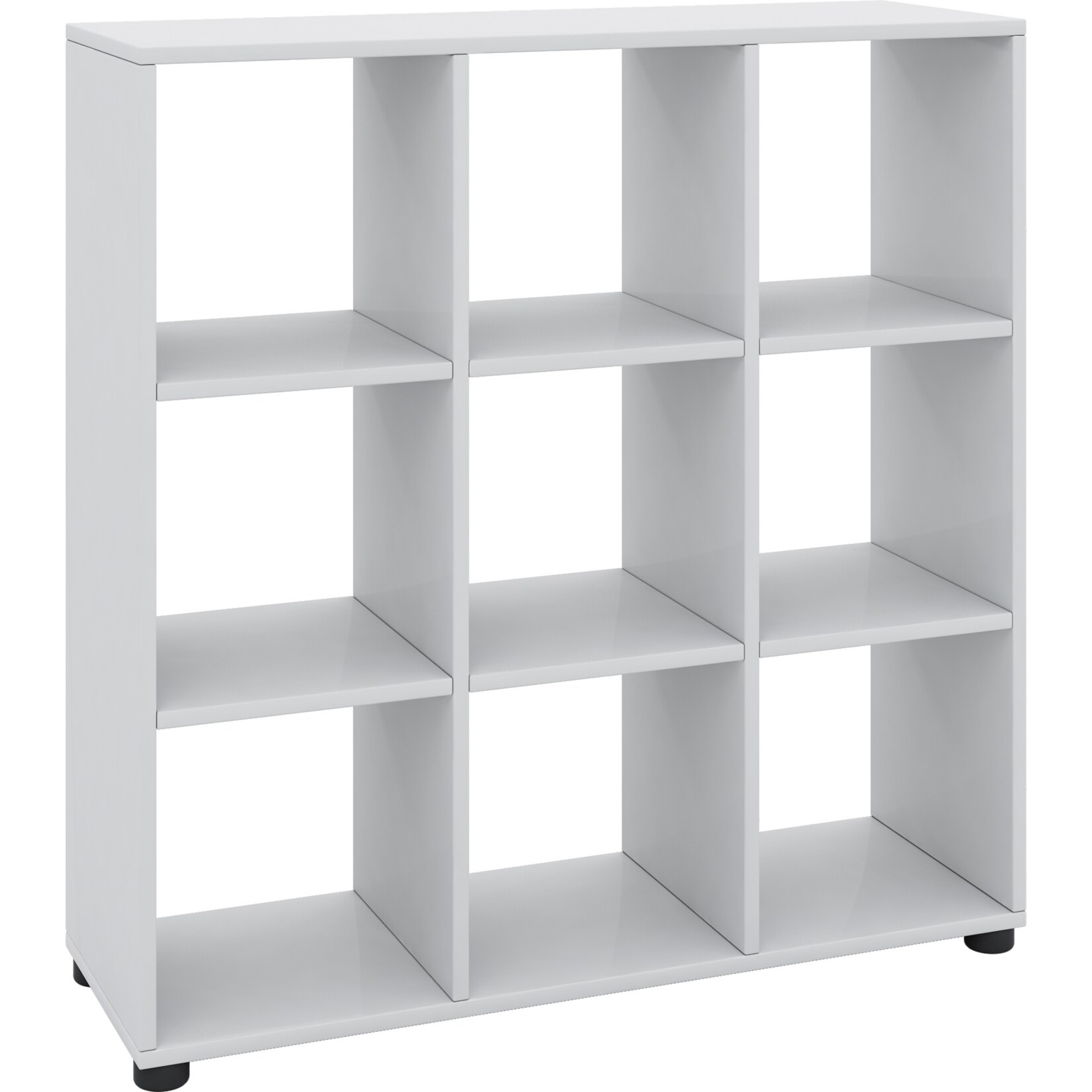 VCM Holz Stand Regal Bücherregal Deko Bücher Standregal Raumteiler Benas-3x3
