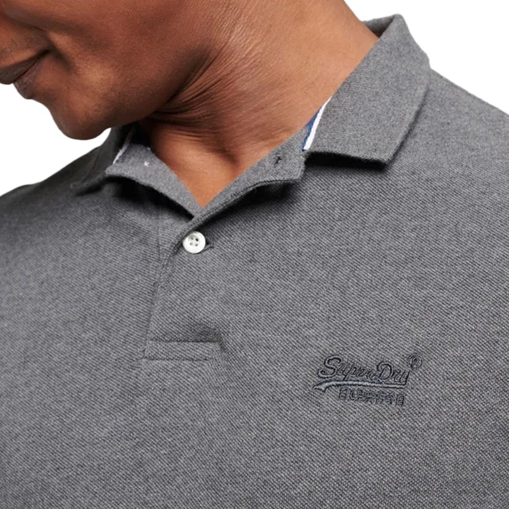 Superdry Polo Gris Homme Superdry Classic Piques