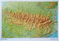 IGN - RELIEF PYRENEES 1 375 000 80X113