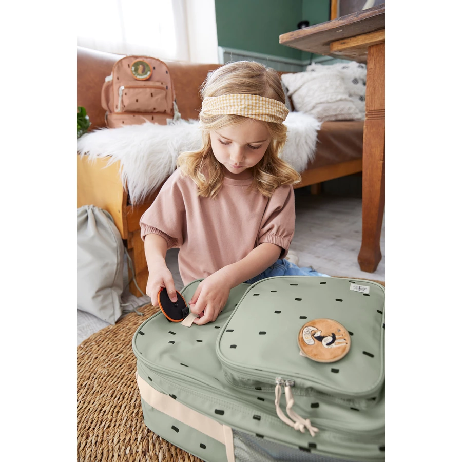 LÄSSIG Trolley Happy Prints light olive