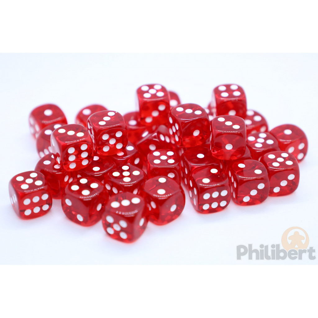 Set de 36 Dés Chessex : Translucides