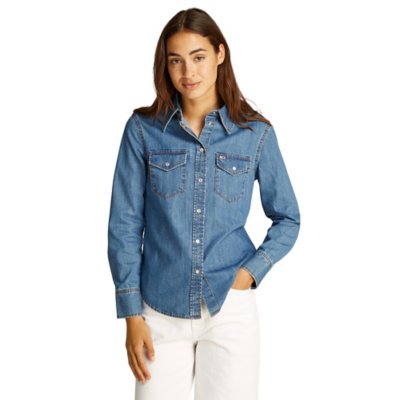 Chemise à manches longues femme Regular Western TOMMY HILFIGER
