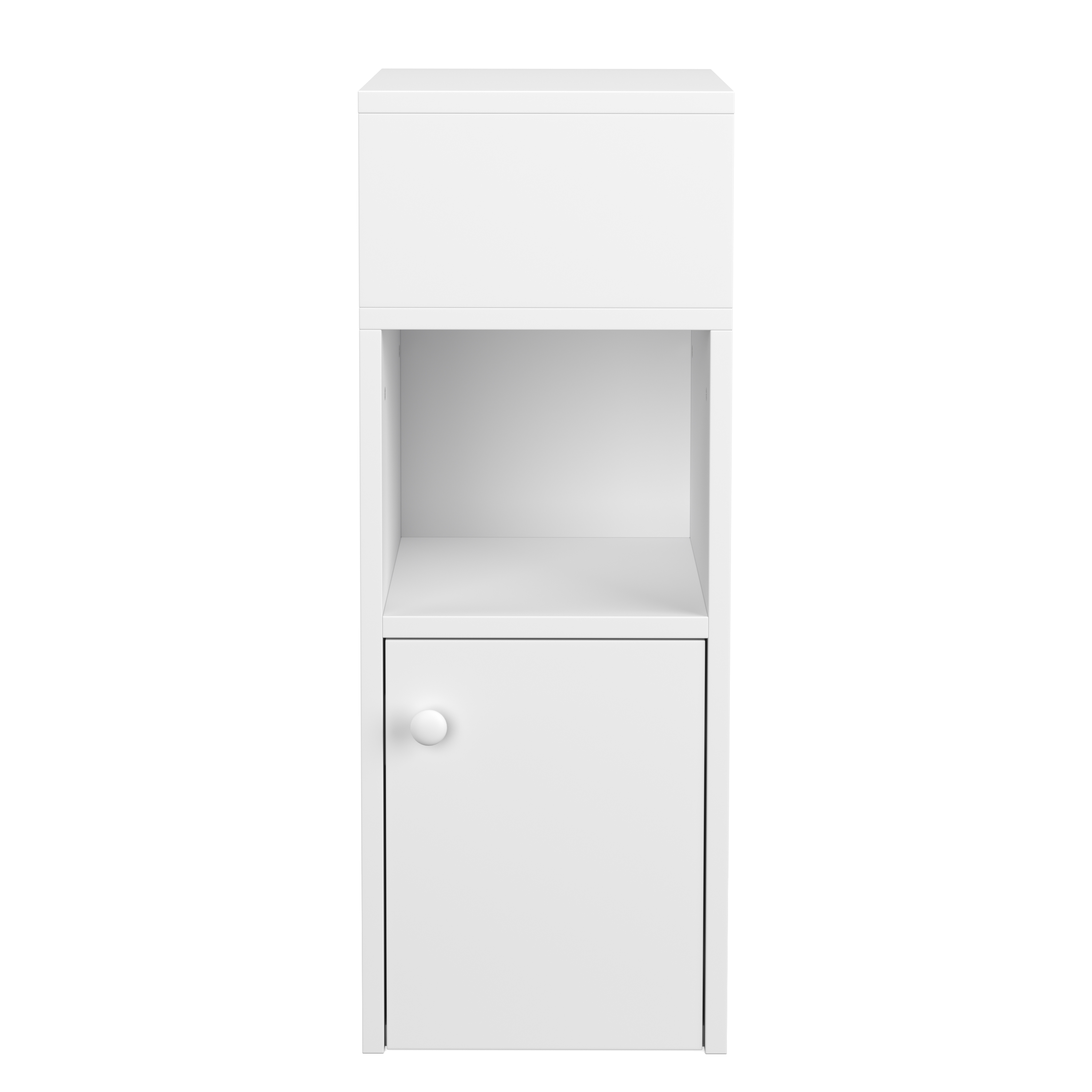 Nachttisch KLAUDIA 2er Set weiss