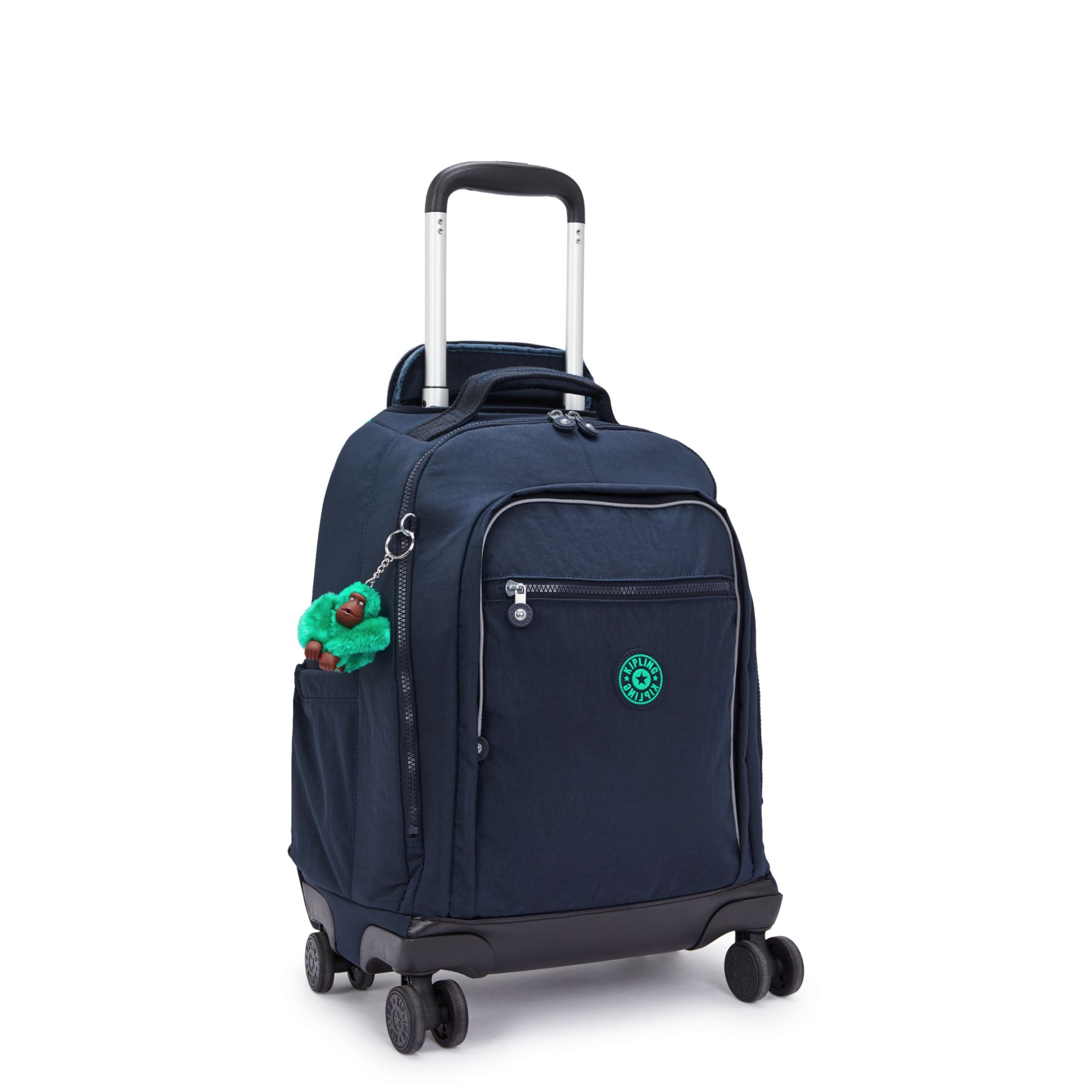 NEW ZEA Grand sac à dos à roulettes pour enfants avec protection pour ordinateur - Blue Green Block