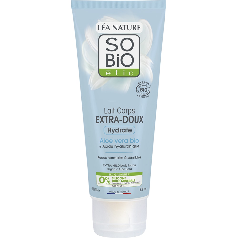Laits corps extra-doux bio - Hydratation - Aloe vera - 2 x 200 ml