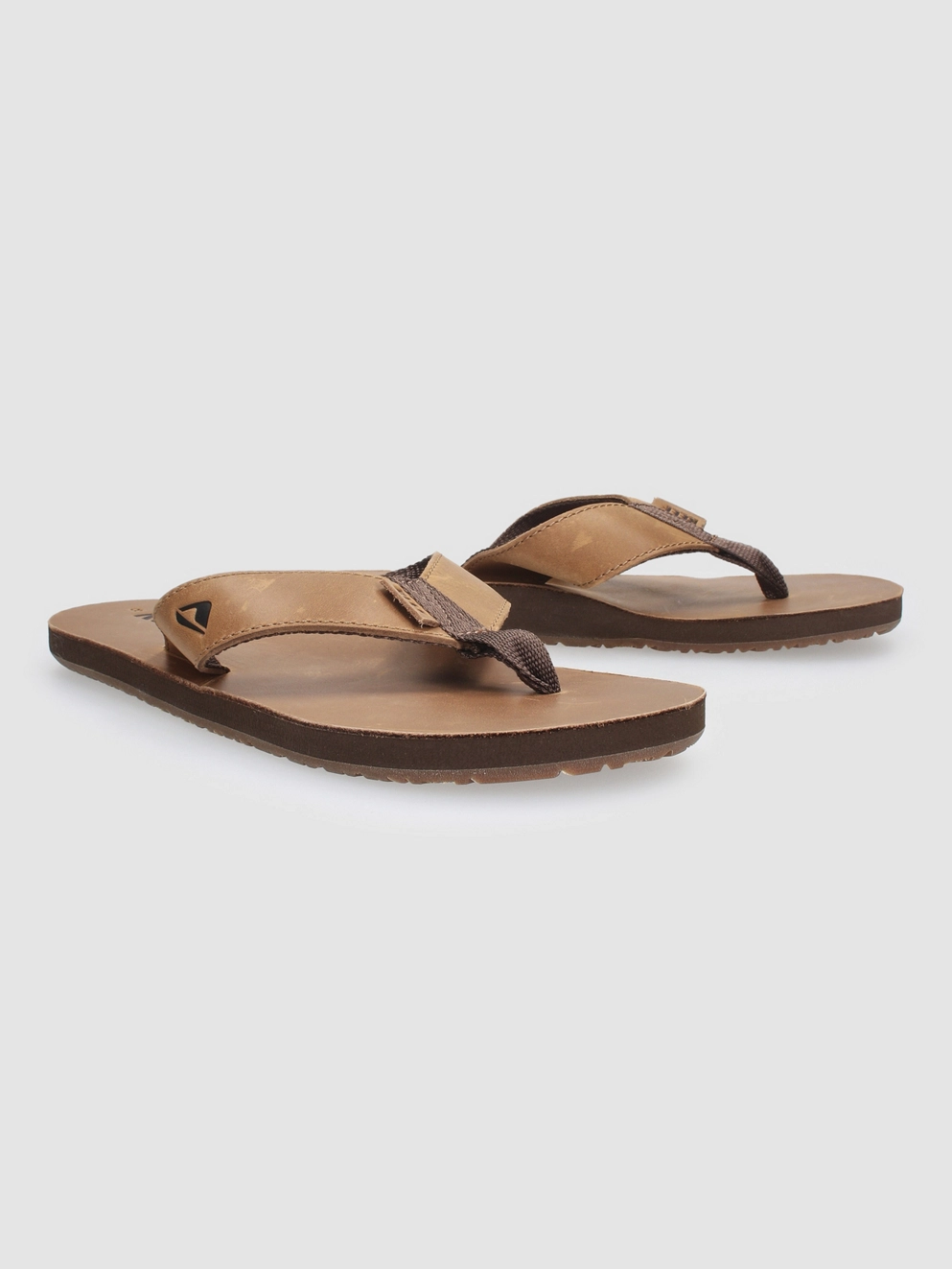 Reef Leather Smoothy Sandals bronze brown