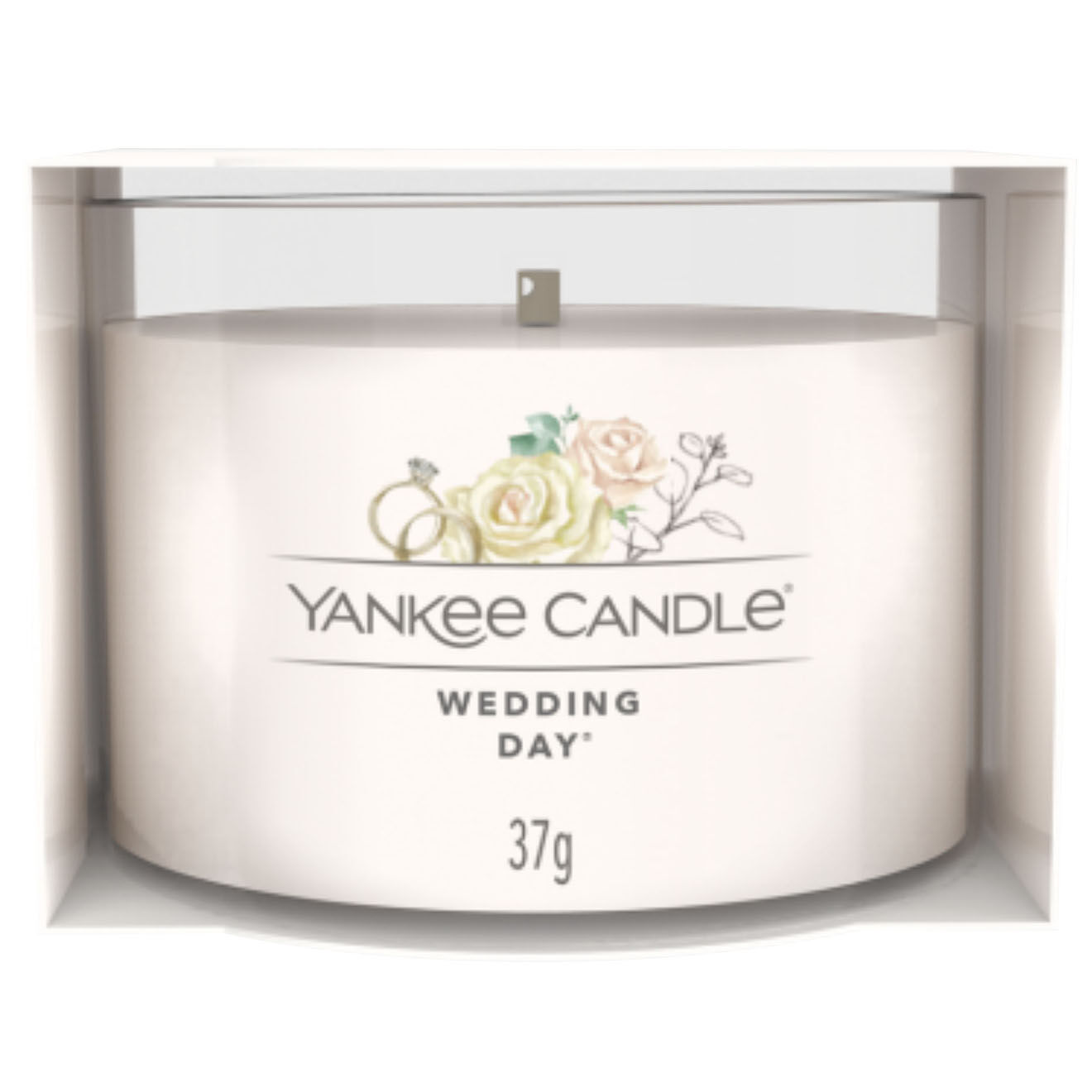 Yankee Candle Bougie parfumée votive Jour de Noces Signature - 1 mèche 10h