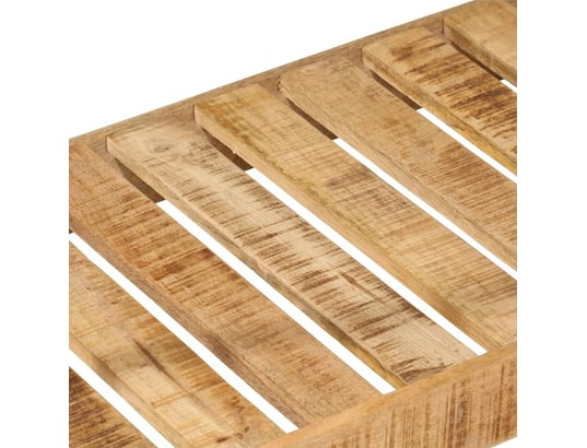 VIDAXL - Porte manteau Porte-vêtements et roues 90x35x190 cm bois de manguier et fe...