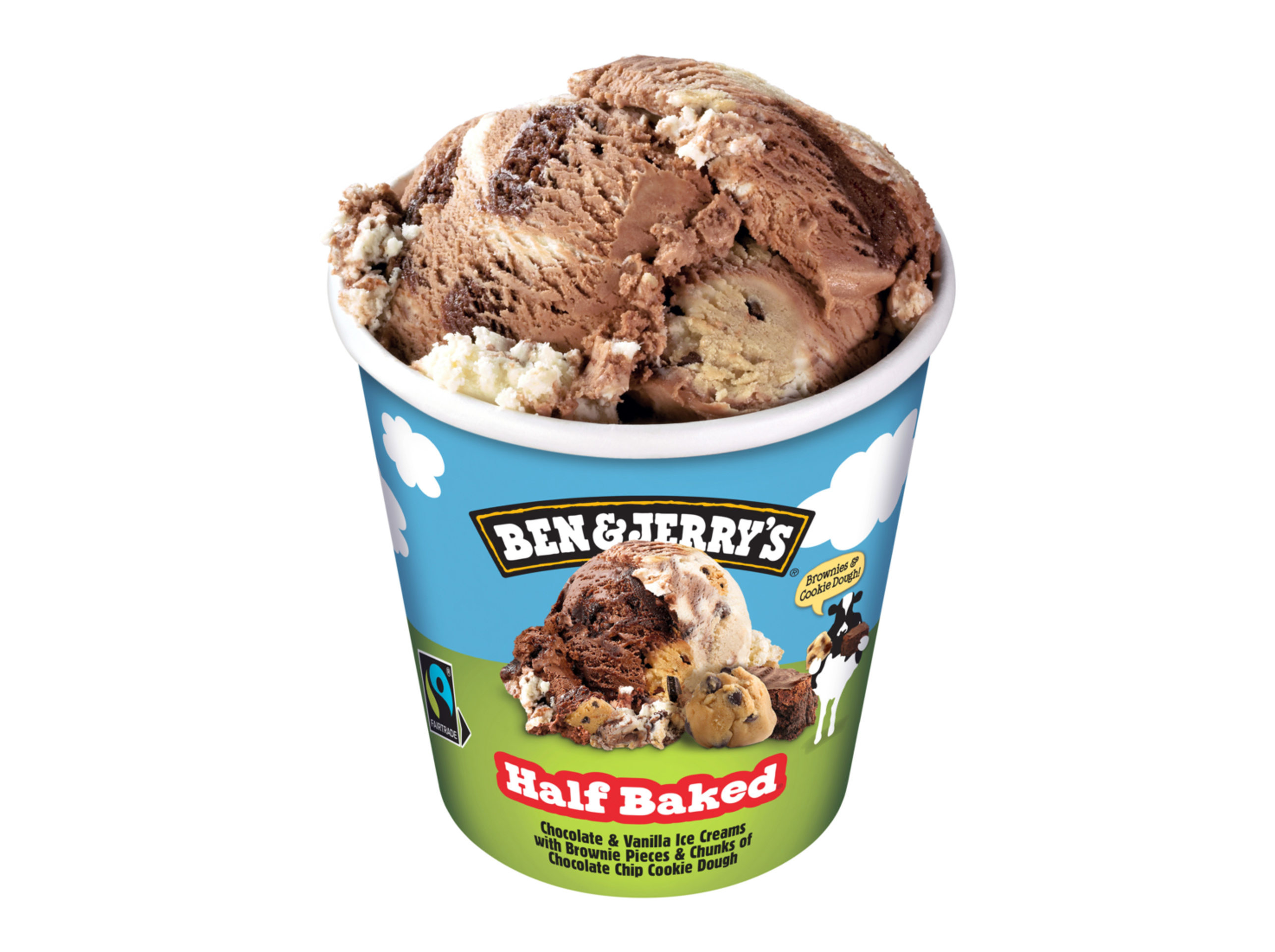 GELADO BEN & JERRY'S HALF BAKED 465ML