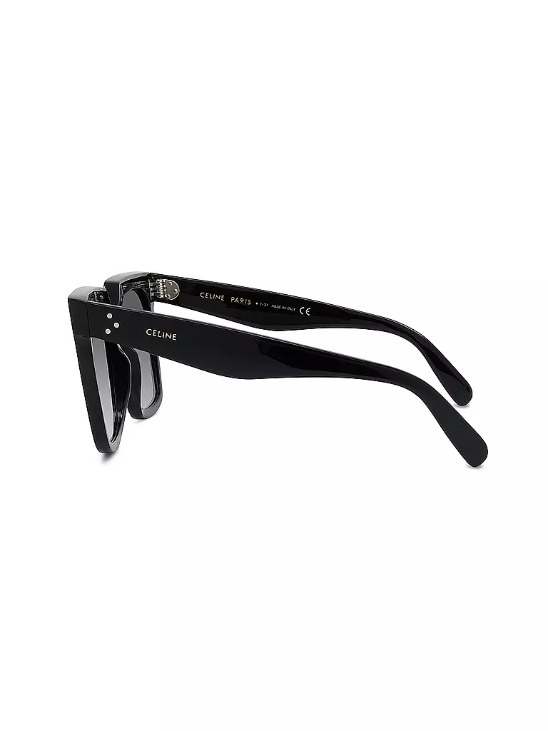 CELINE CELINE 3 Dots schwarze eckige Sonnenbrille schwarz