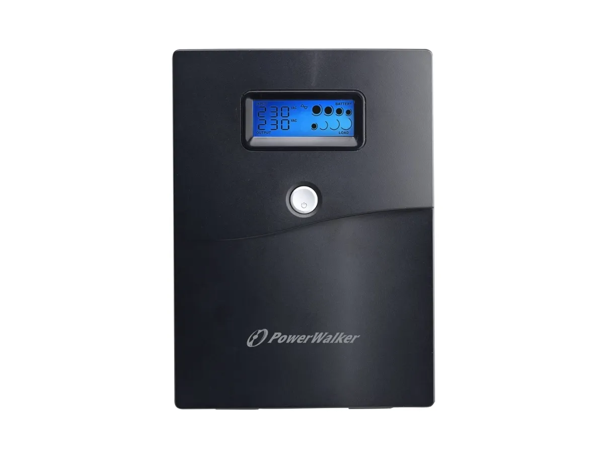 PowerWalker VI 3000 SCL FR - UPS - AC 230 V - 1800 Watt - 3000 VA - 9 At - USB, RS-232 - output-stikforbindelser: 4