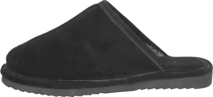 Warmbat Australia Barron suède pantoffels zwart