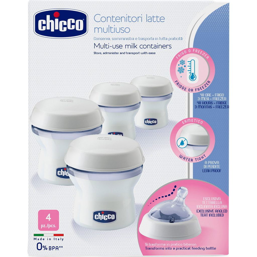 ChiccoChicco   Muttermilch Behälter 4Stk.