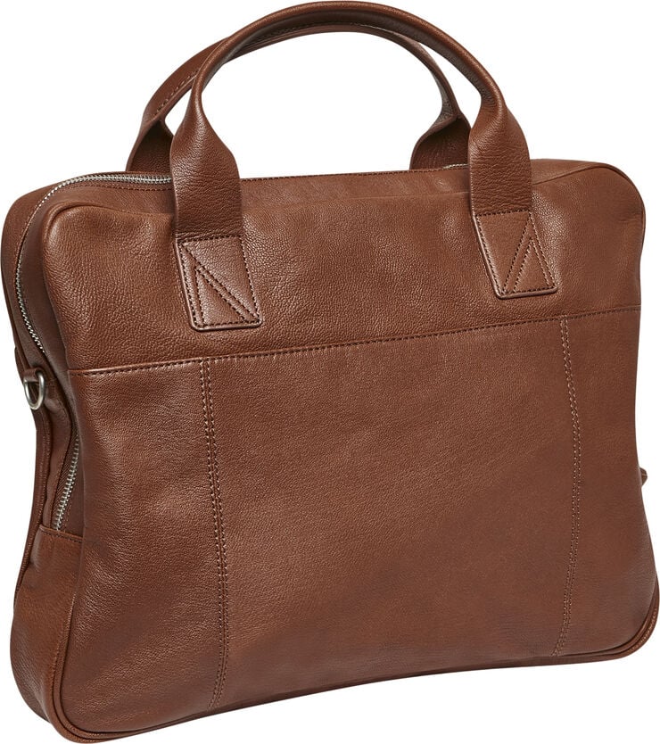 Matinique CommuterMA L Leather Bag Cognac