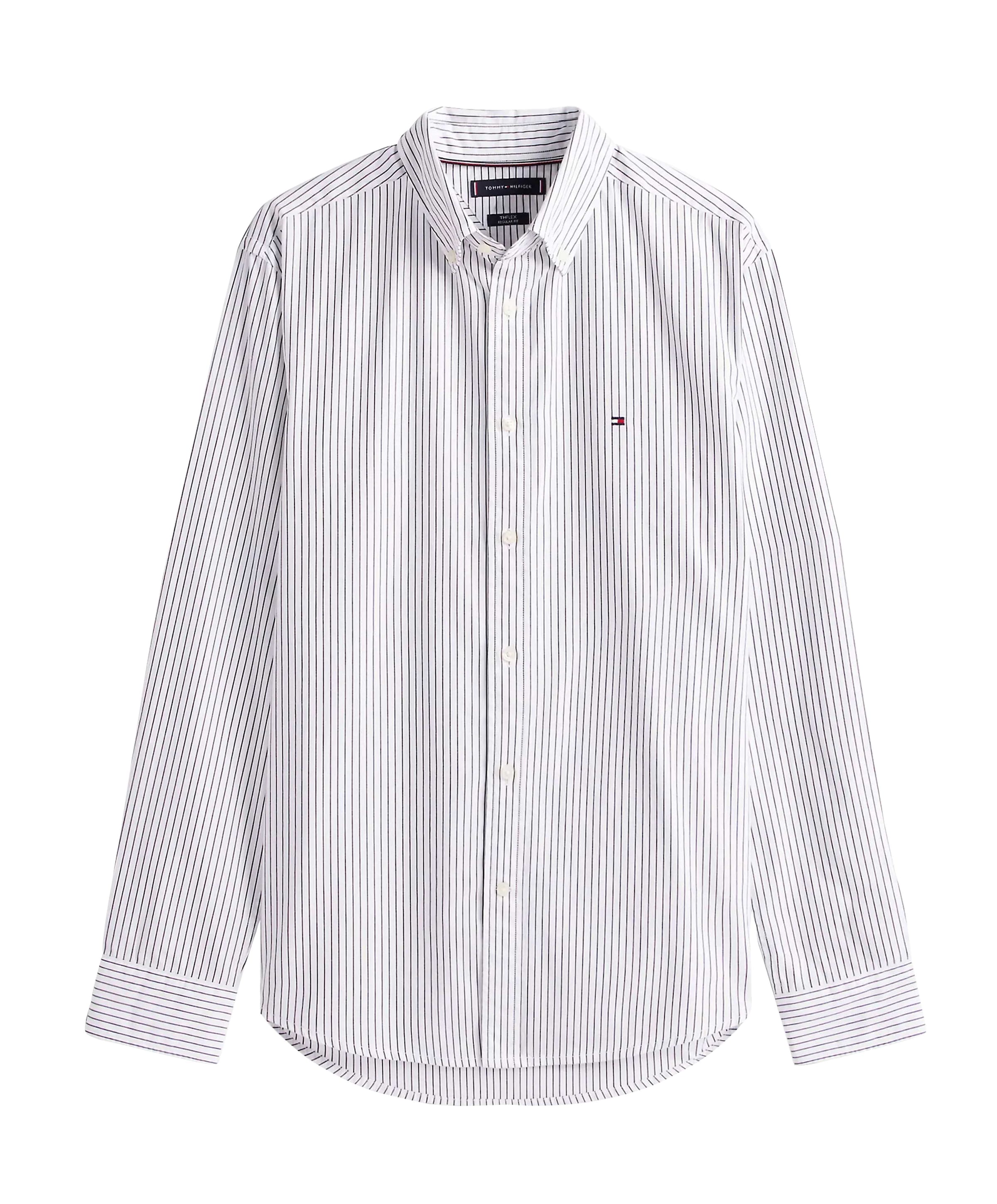 Tommy Hilfiger Heren overhemd lange mouw wit