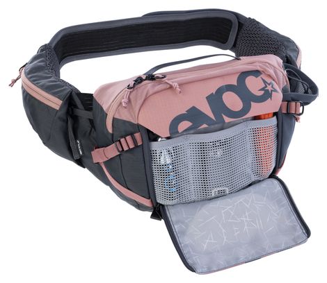 Ceinture Banane VTT Evoc Pro 3 Gris/Rose   Poche à Eau 1.5L
