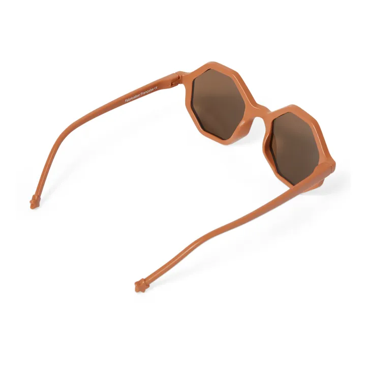 YEYE Lunettes de Soleil Uni | Marron