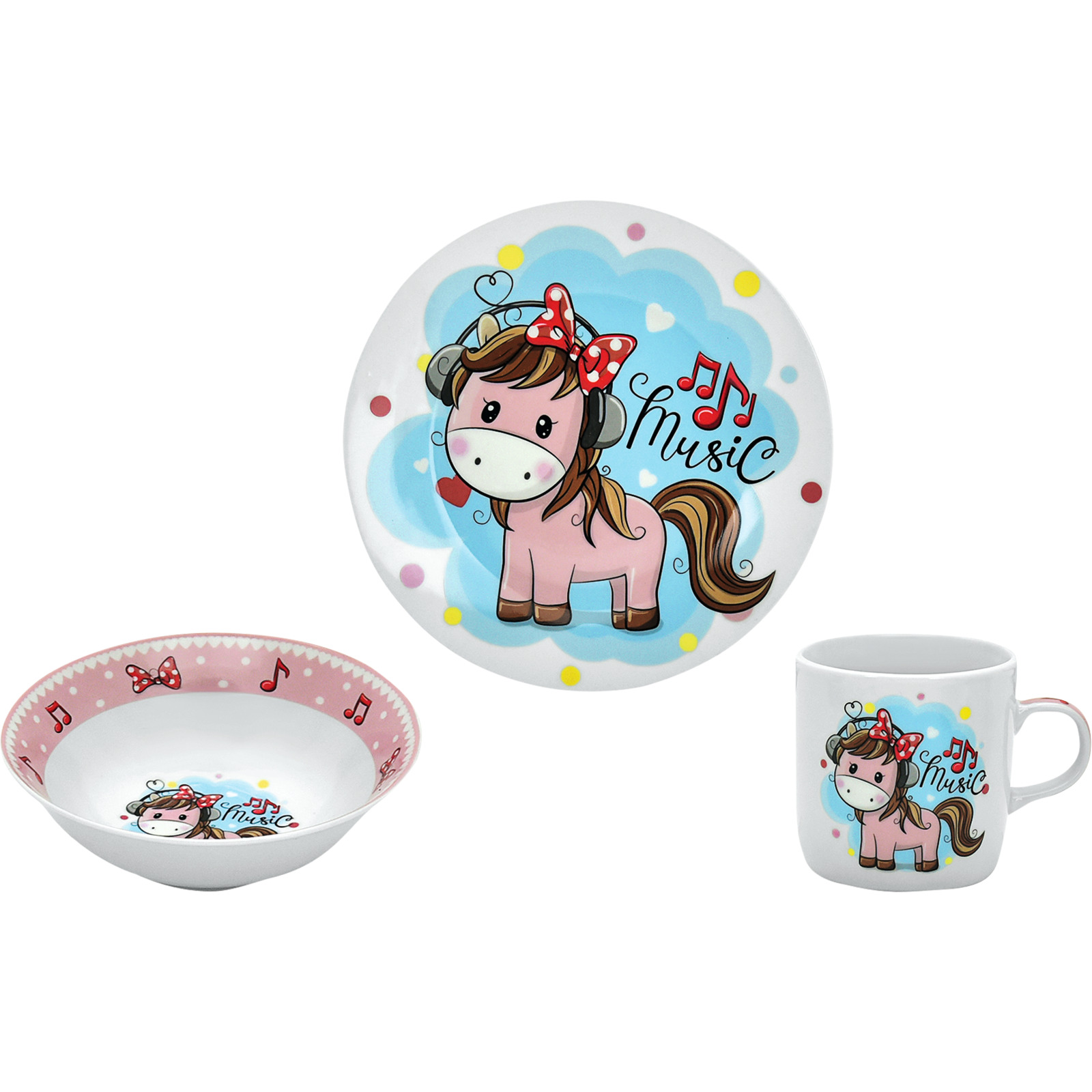 Kindergeschirr 3er Set, Tiger