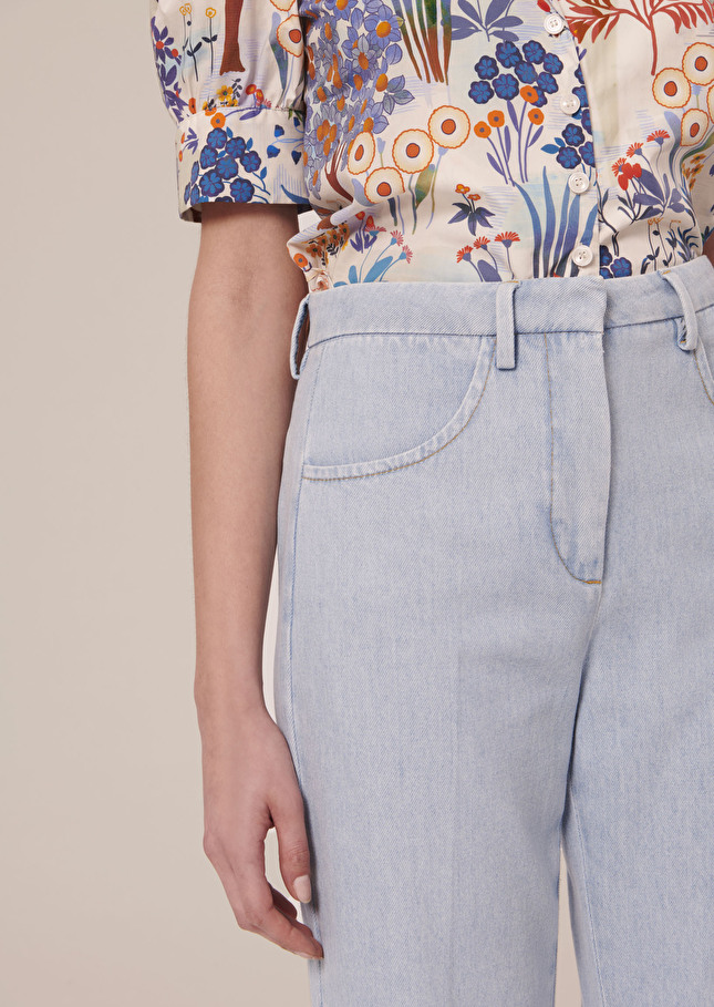 Jeans Jeromebleu clair en denim