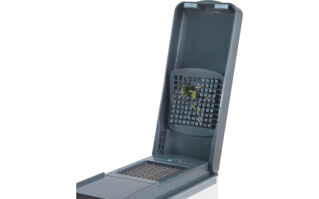 Metaltex 12-in-1 multifunktionaler Slice-Cube Obst-/Gemüseschneider 1,5 Liter Behälter