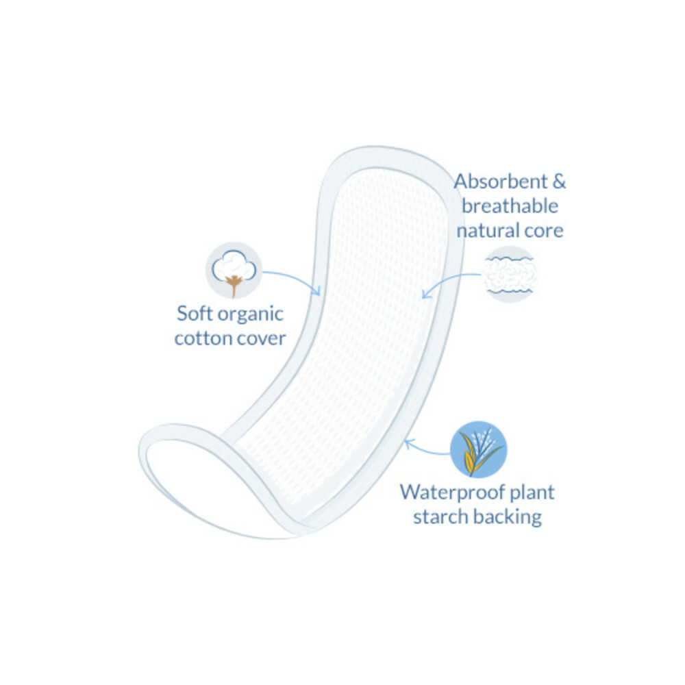 Natracare Maandverband Maxi Pads Nacht10 stuks