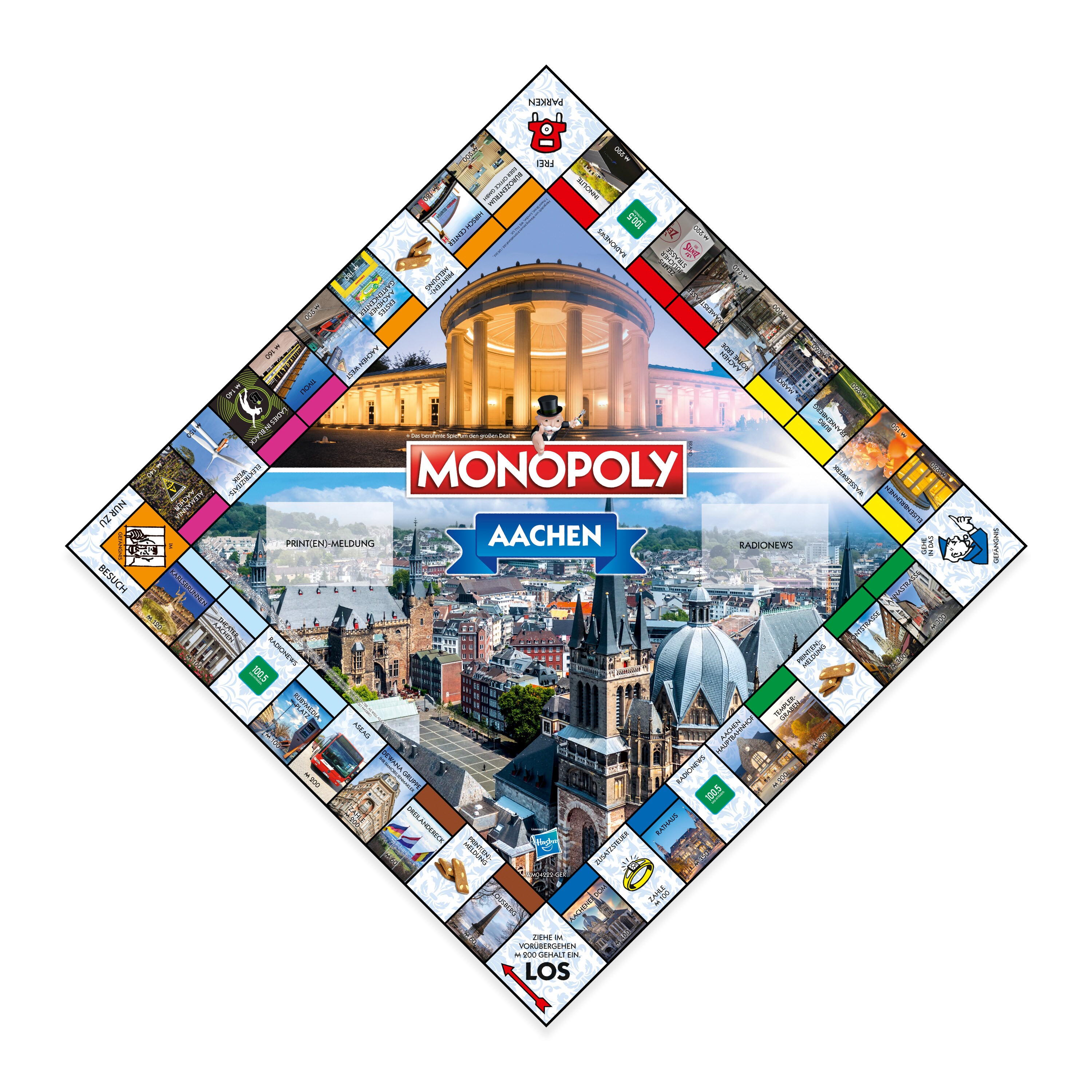 Monopoly - Aachen Brettspiel Gesellschaftsspiel Cityedition