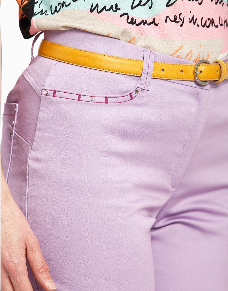 Corsaire violet stretch