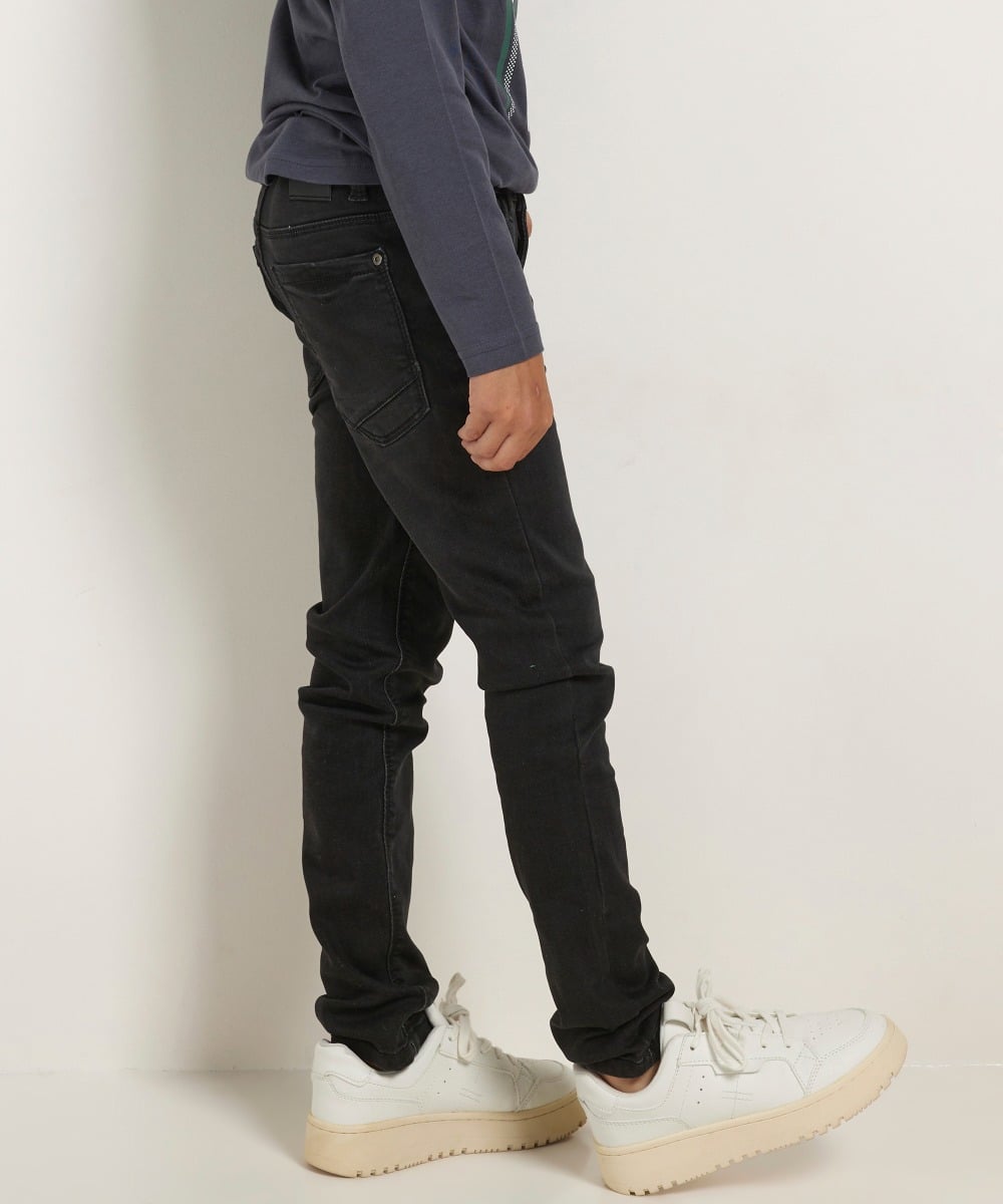 skinny fit jogg jeans - zwart