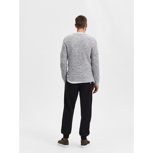 Selected Homme Vince Bubble Striktrøje, Marshmallow, XL