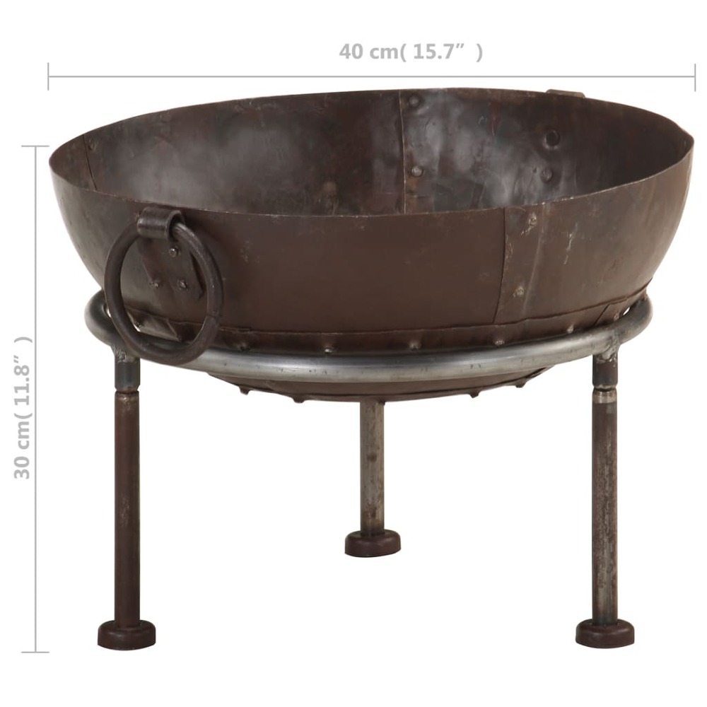 Foyer rustique ø 40 cm fer