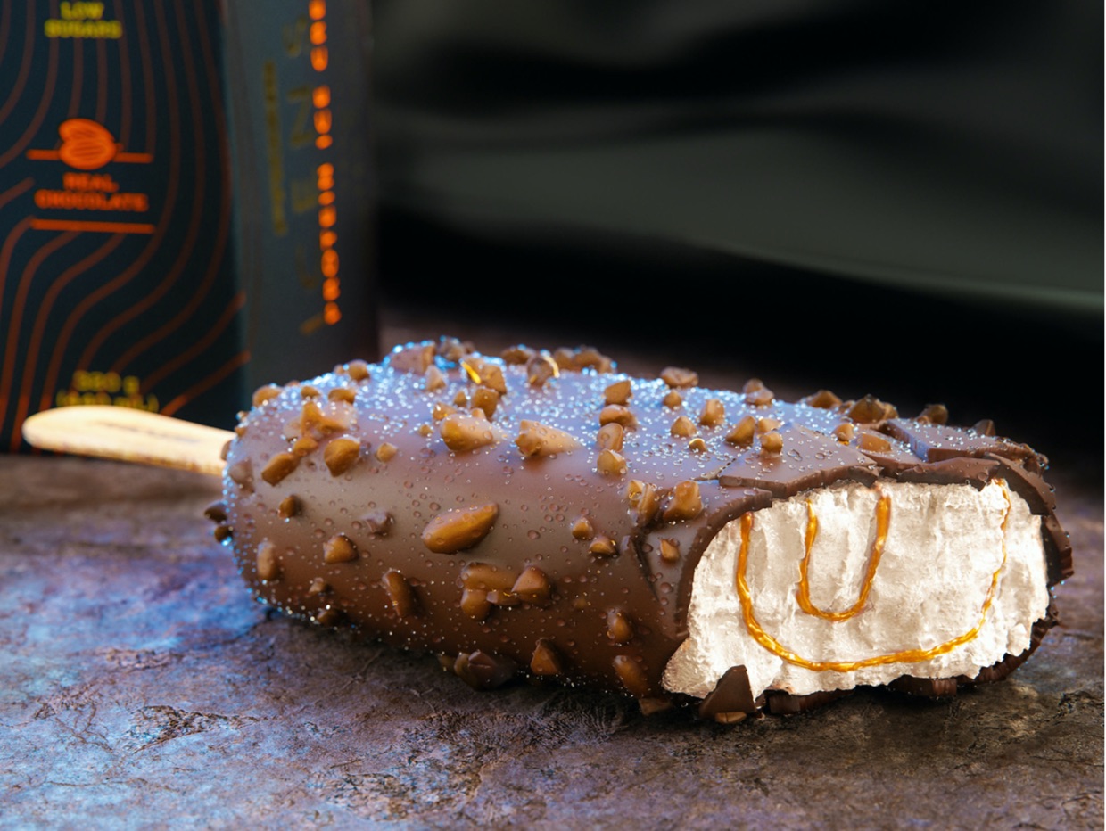 GELADO PROZIS ICENSE BAUNILHA & CARAMELO SALGADO 320G (4X80G)