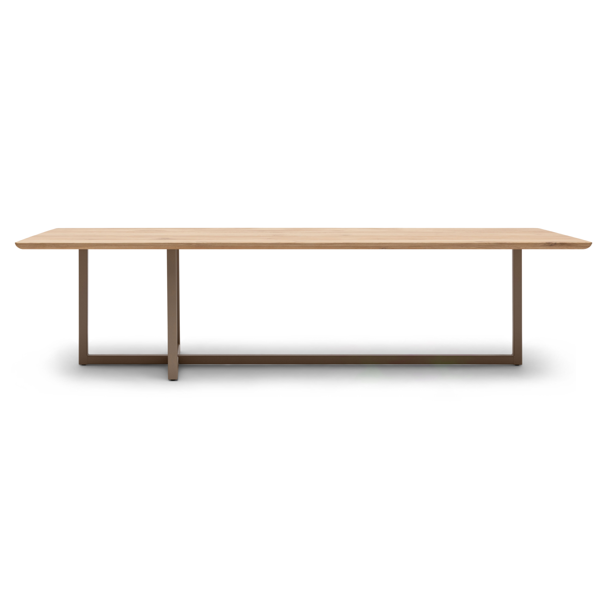 Eettafel Mylo groove naturel 300x110 cm