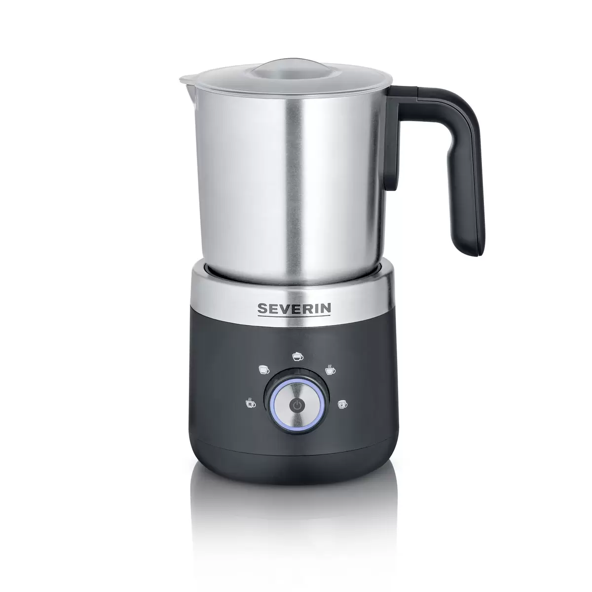 Milchaufschäumer klassisch Severin SM3588 schwarz,silber