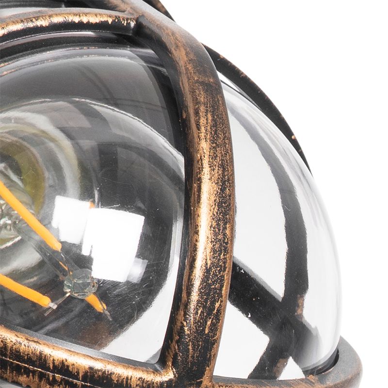 Vintage buiten wandlamp antiek goud IP54 - Joeri