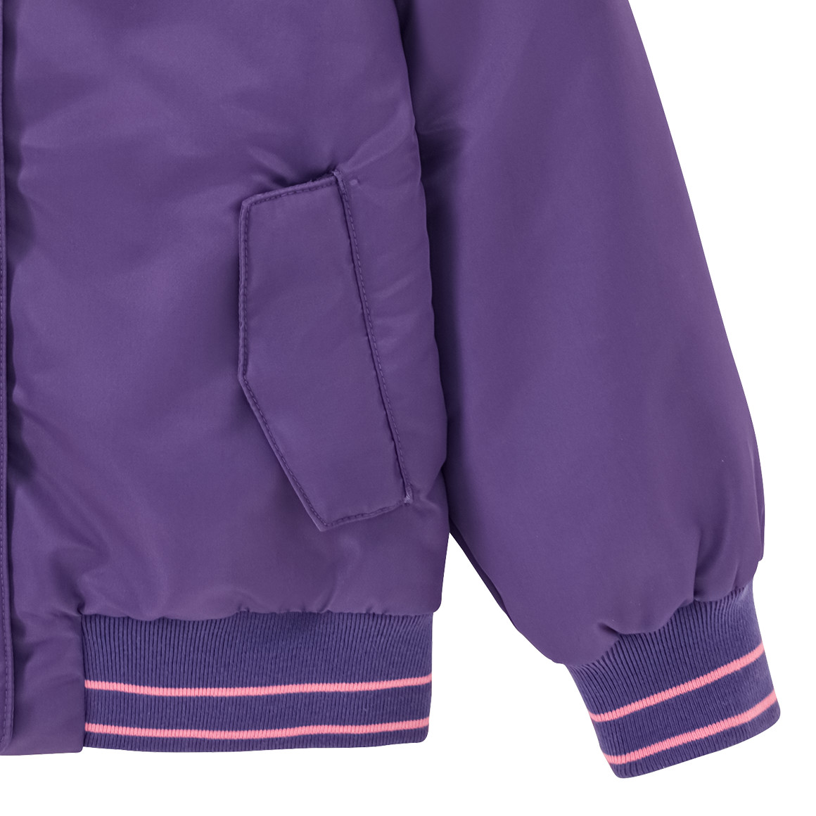 Jonas Nielsen Mädchen Jacke im Bomber-Style dunkellila