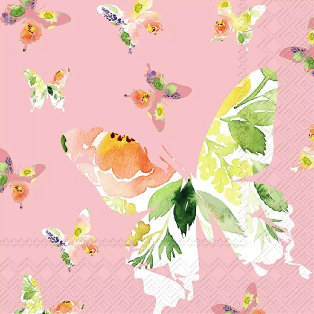 Serviette Papillon 20tlg.