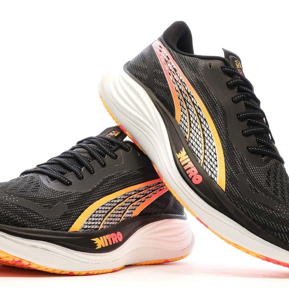 Puma Chaussures de running Noires/Orange Homme Puma Velocity