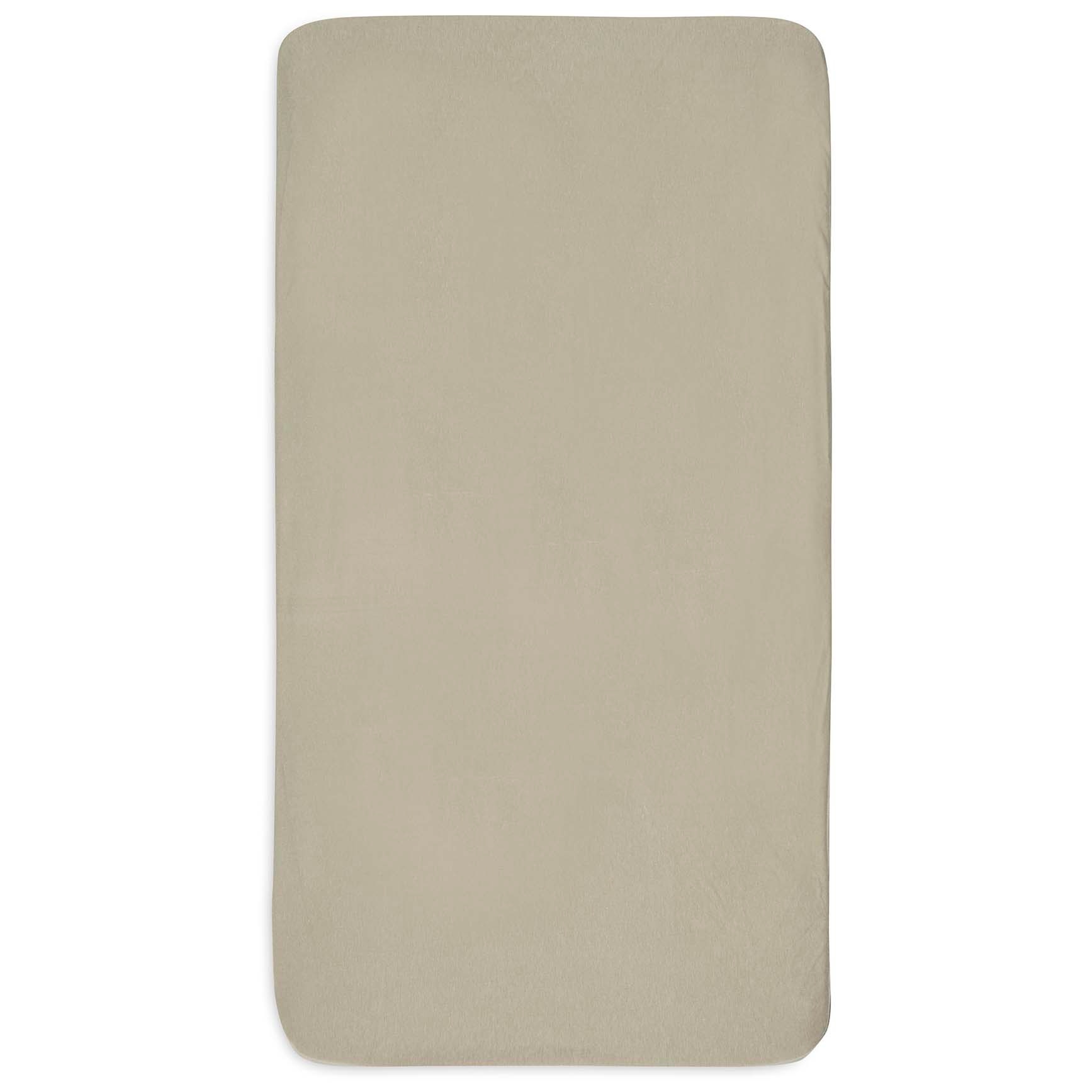Jollein ledikanthoeslaken jersey olive groen