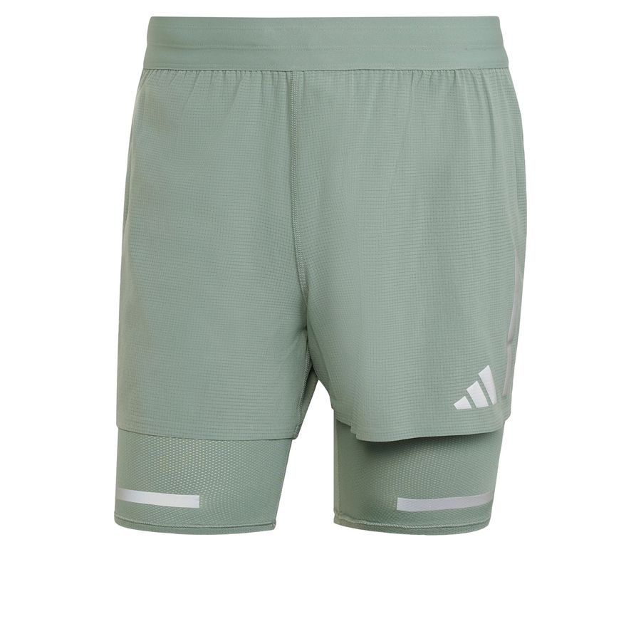 Adidas Short de running réfléchissant 2 en 1 Ultimate