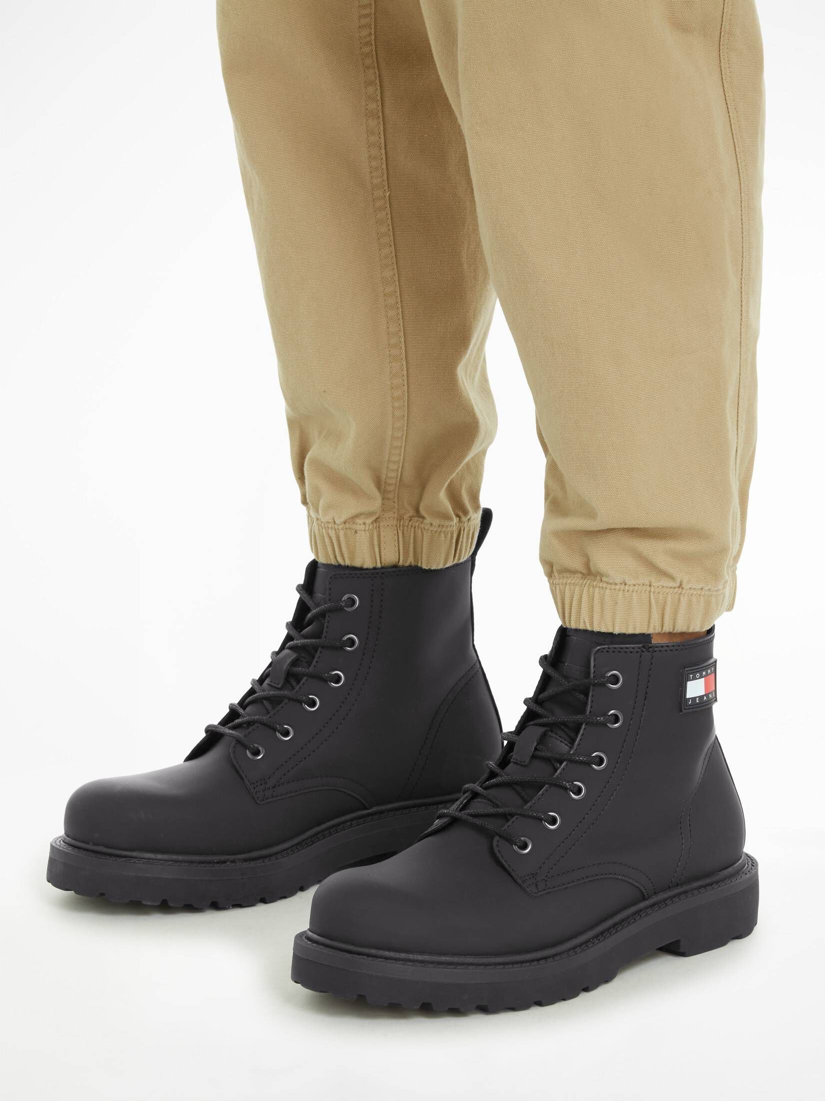 Tommy Jeans| Herren Schnürboots aus Leder