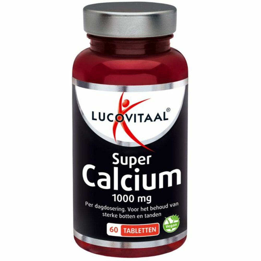 2x Lucovitaal Super Calcium 1000 mg60 tabletten