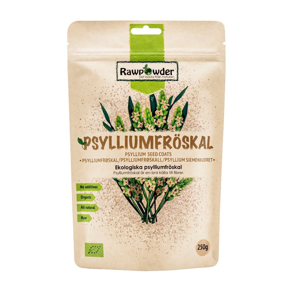 Rawpowder Psylliumfrøskall