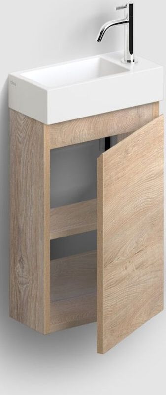 Clou - Flush 3 - Fonteinkast - Grieks Eikenhoutlook - 36 cm