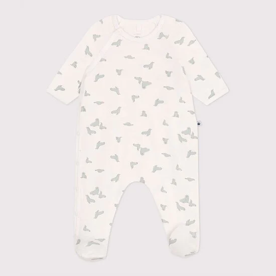 Pyjama bébé en coton phoques   de               Petit Bateau