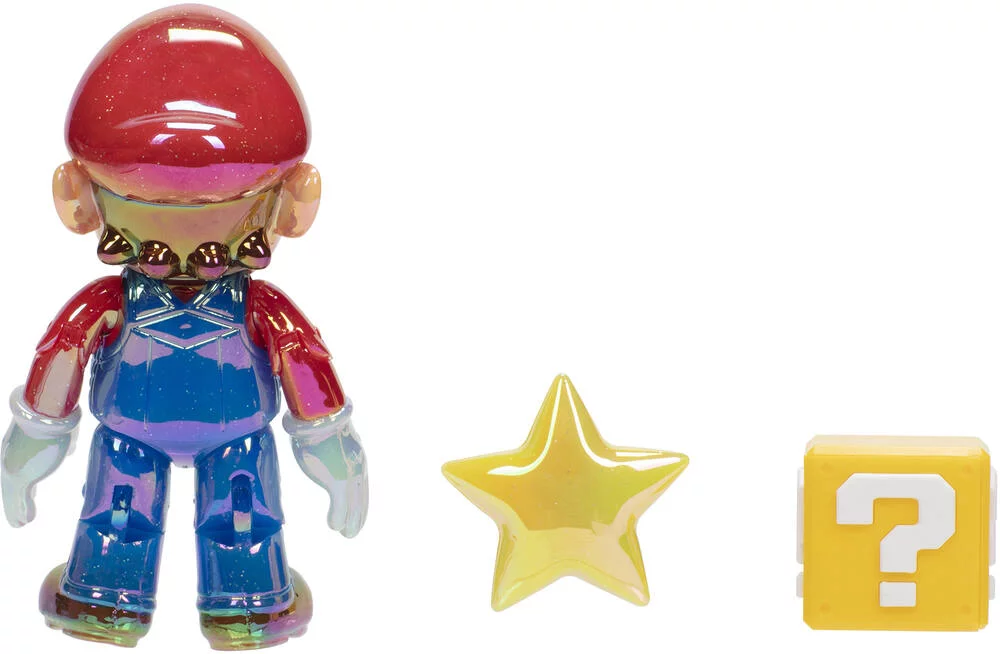 NITENDO SUPER MARIO - SET FIGURINE MARIO STAR POWER 10 CM