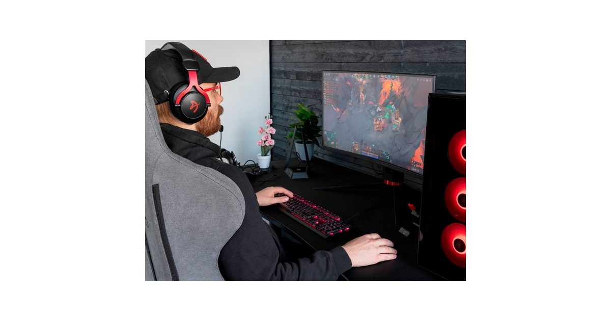 ArozziArena Moto Gaming Desk - Black  (Zwart)
