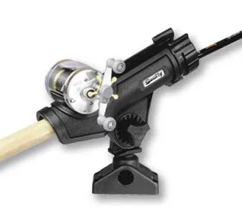 Scotty 230 Powerlock Rod Holder, Black w/241 Side/Deck Mount Black